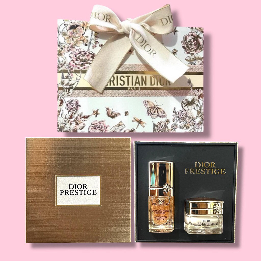 

Dior Prestige Gift Set Series Isi 2 item & Paperbag Holiday Season