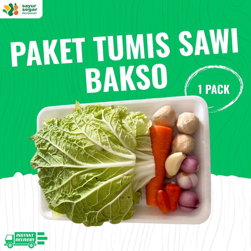 

Paket Tumis Sawi Wortel Bakso 1 pack - Sayur Segar Denpasar
