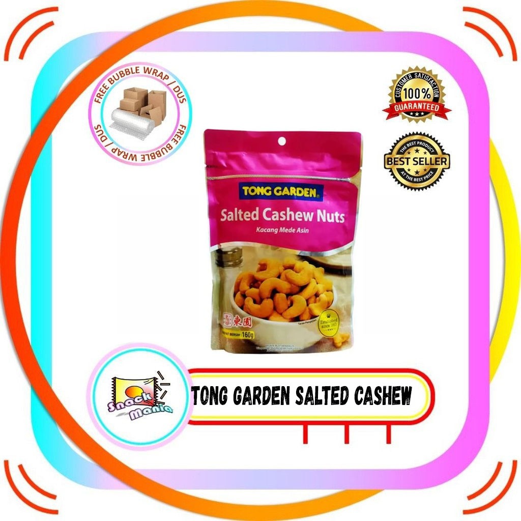 

Tong Garden Salted Cashew Nuts ~ 160 gr Kacang Mede Asin