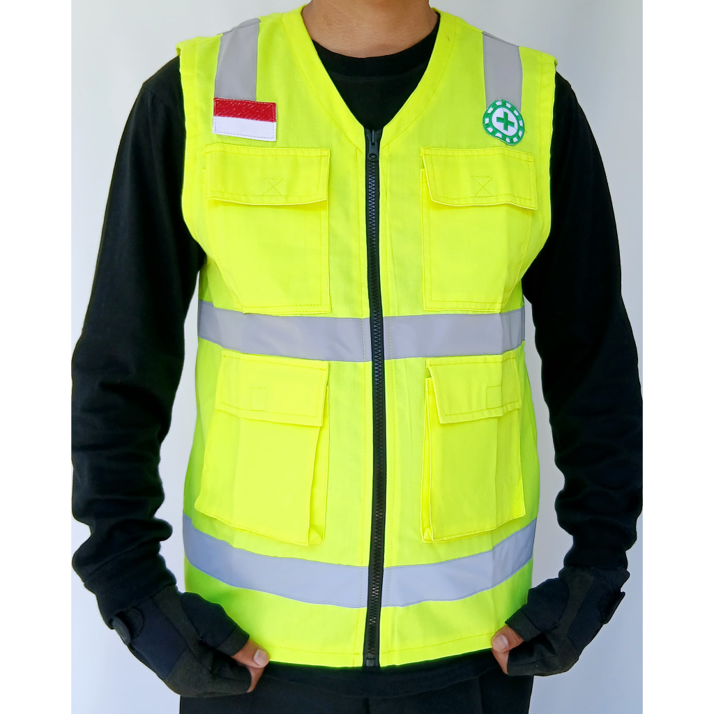 Rompi Vest Safery First Pria Model Kekinian Basic Korean Style Bahan American Drill Tebal Kualitas P