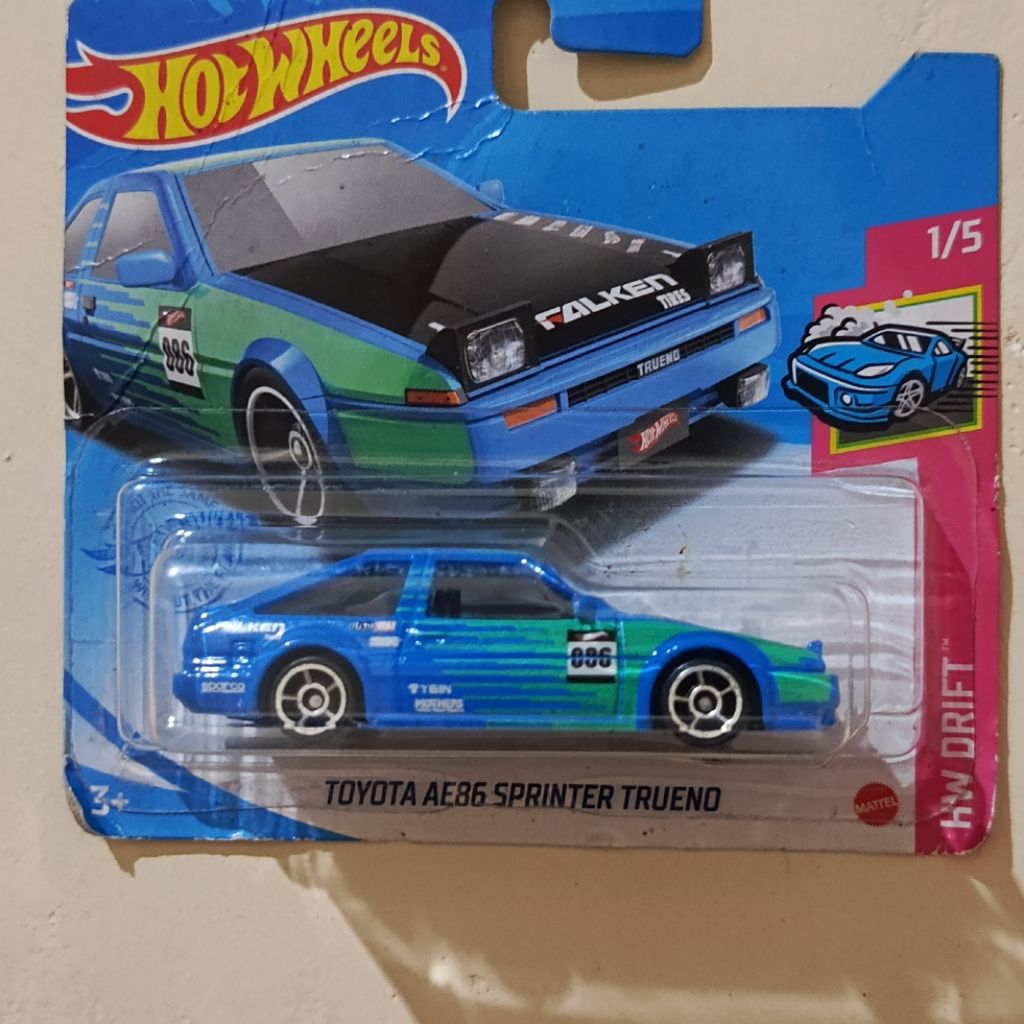Hot wheels Toyota AE86 Sprinter Trueno