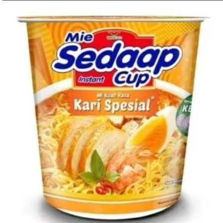

Mie sedap cup kari spesial 1 dus isi 12pcs