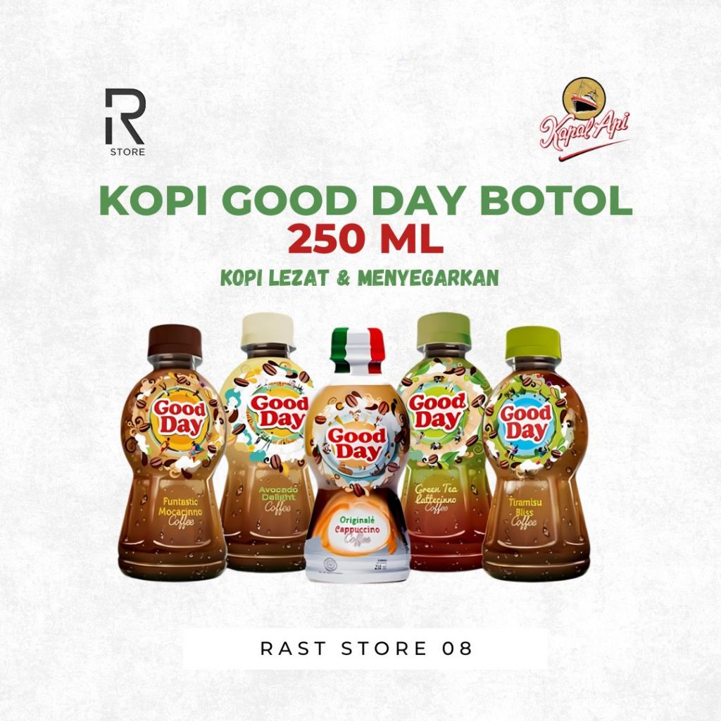 

Kopi Good Day Botol 250ml | Kopi Instan Enak Menyegarkan Tersedia Berbagai Varian Rasa