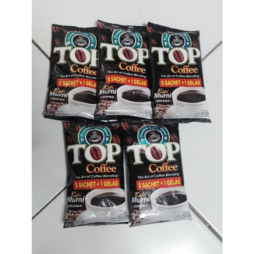 

Top Kopi Murni 65g (5 Sachet+1 Gelas)