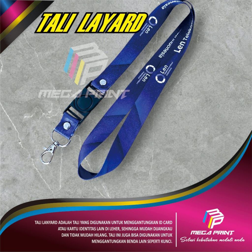

tali id card/tali lanyard custom 2cm / lanyard sublime / tali id card