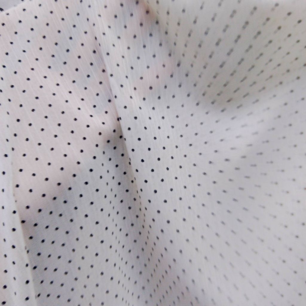 Kain Sifon Motif Polkadot - {LQ} - Kain Sifon Yoryu Motif - Kain Sifon Korea - Sifon Motif Polkadot 