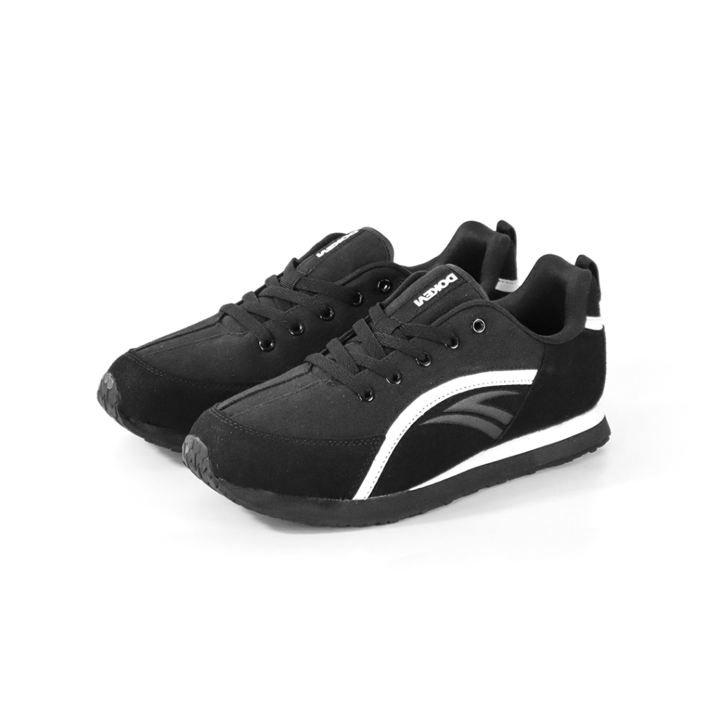DOKEVI - Eclipse Black White | Sepatu Sneakers | Sepatu Casual
