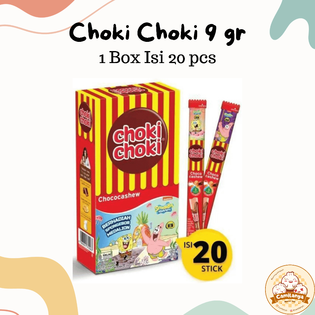 

Choki Choki Pasta Cokelat 9 gr 1 Box Isi 20 pcs