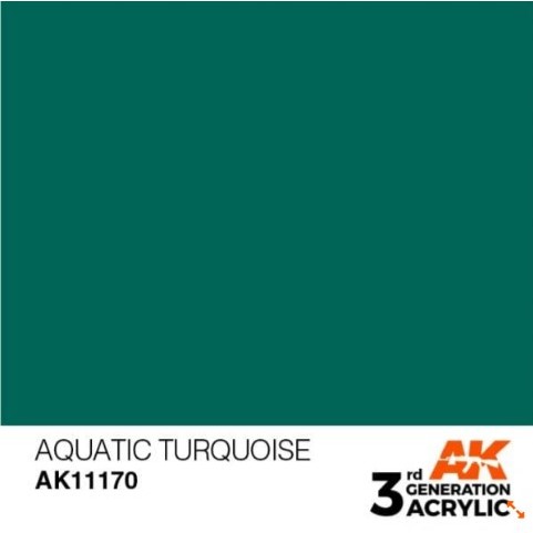 AQUATIC TURQUOISE AK11170 - cat model kit paint