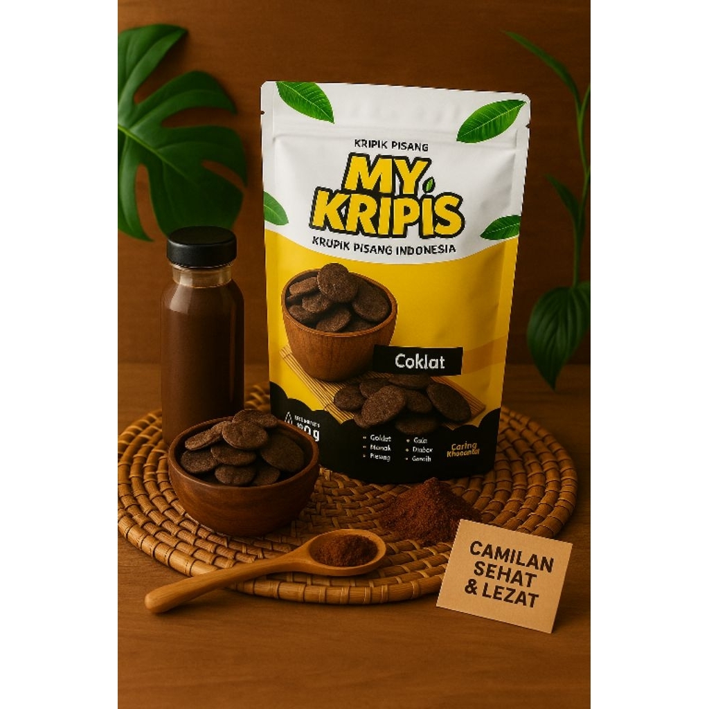 

Kripik Pisang Varian coklat