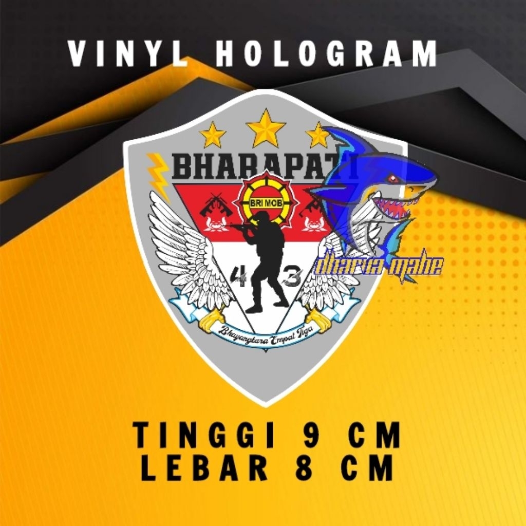 

BHARAPATI NUSANTARA, STIKER BHARAPATI, TAMTAMA POLRI ANGKATAN 43, TAMTAMA BRIMOB