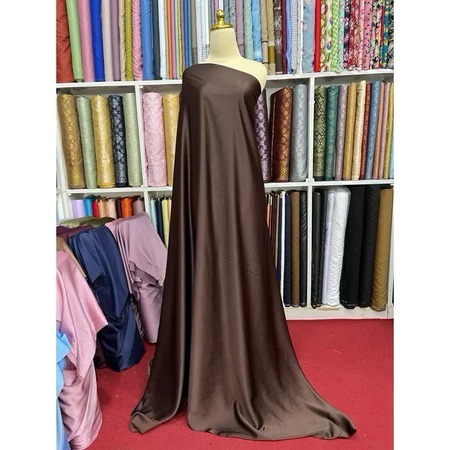 1 meter kain satin MAXMARA halus kain furing kebaya cod kain satin terbaru satin bridesmaid