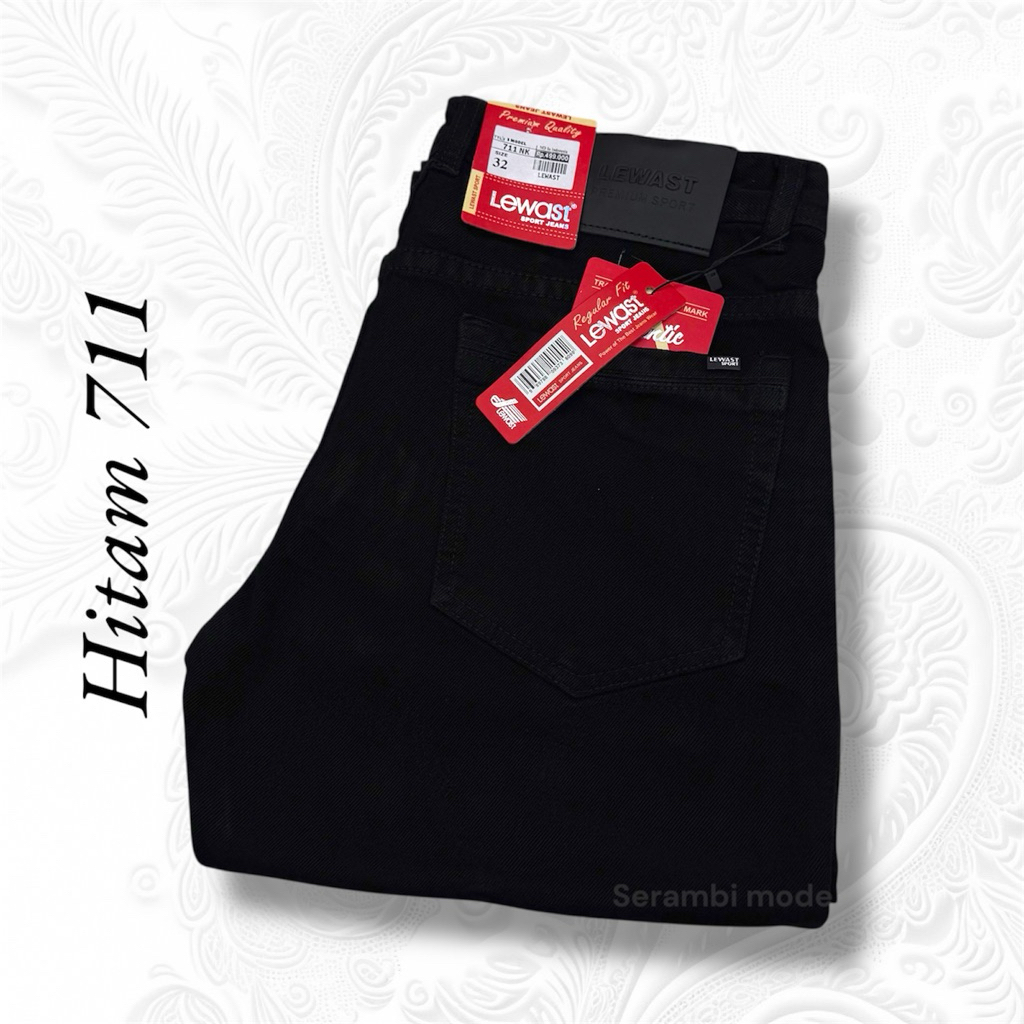 LEWAST CELANA PANJANG JEANS POLA STANDAR