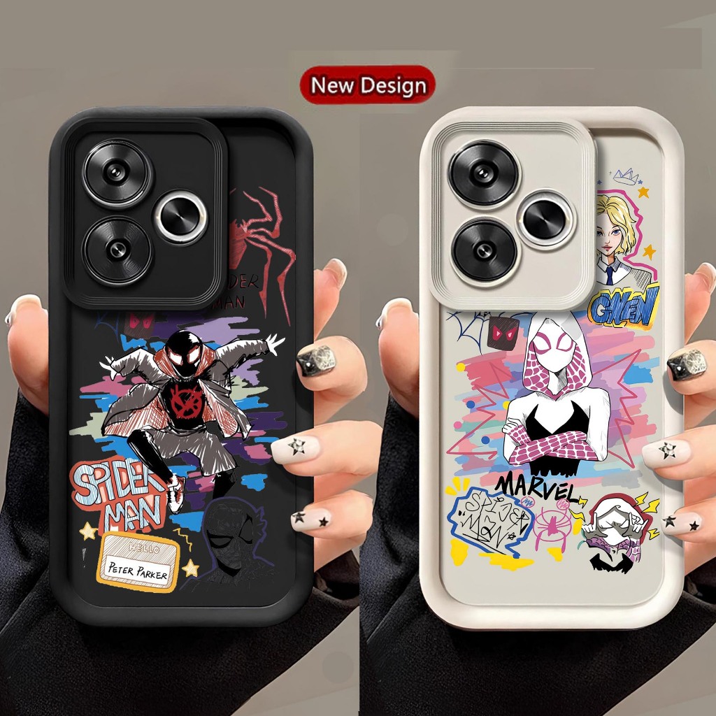 Softcase Rubber Pro Camera Timbul Redmi 13 13X - Case Hp Redmi 13 13X - Casing HP Redmi 13 13X - Sli