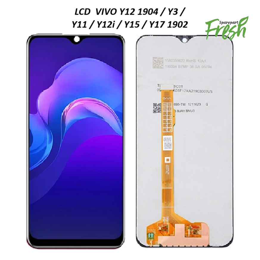 LCD TOUCHSCREEN VIVO Y12 1904 / Y3 / Y11 / Y12i / Y15 / Y17 1902 / FULLSET LCD LAYAR SENTUH - NEW PR