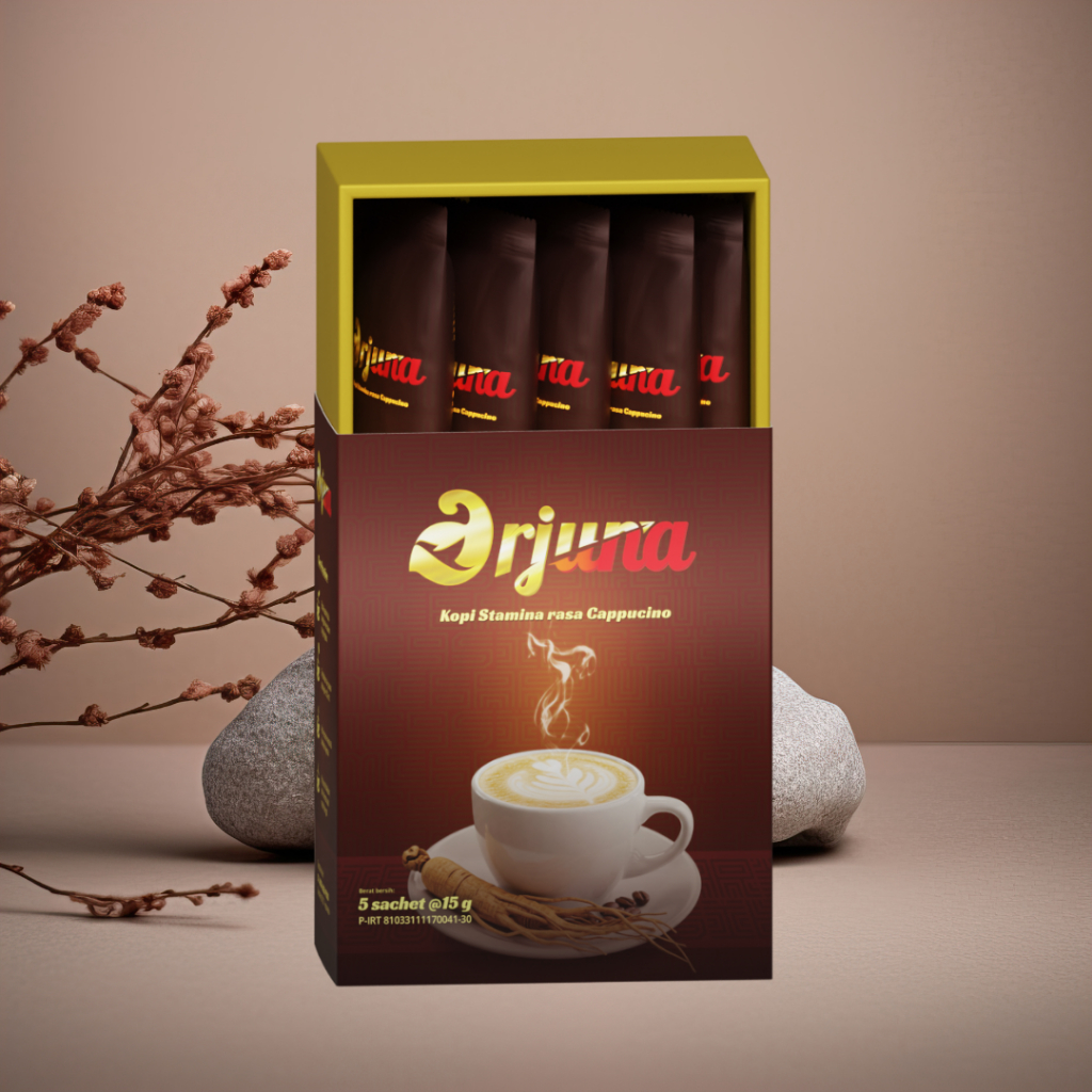 

ARJUNA Kopi Stamina Xtrak Gingseng Penambah Energi Daya Tahan Lama BPOM 1Box (5 sachet)