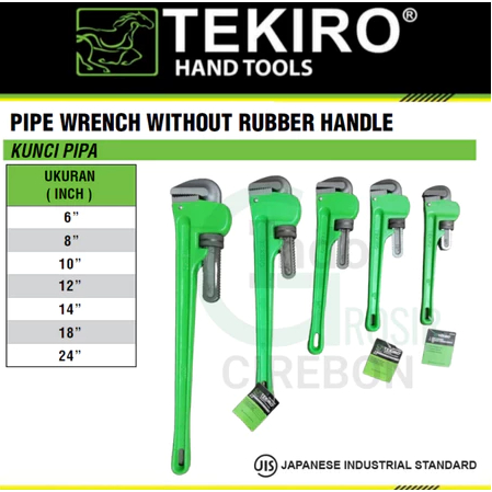 Termurah TEKIRO KUNCI PIPA 6 INCH / 8 INCH / 10 INCH / 12 INCH / 14 INCH / 18 INCH / 24 INCH / KUNCI