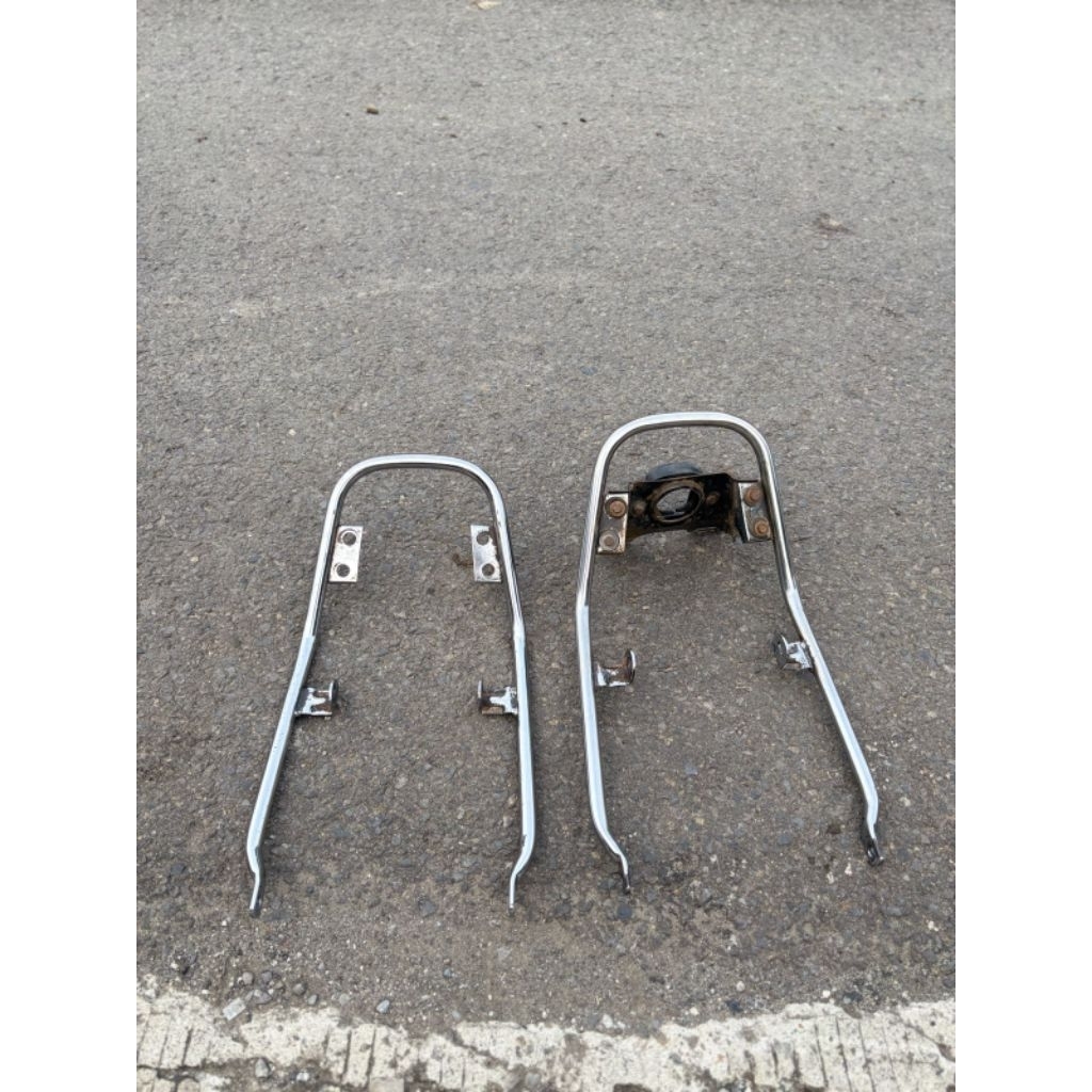 begel set breket behel set pangkon stoplamp honda gl100 original