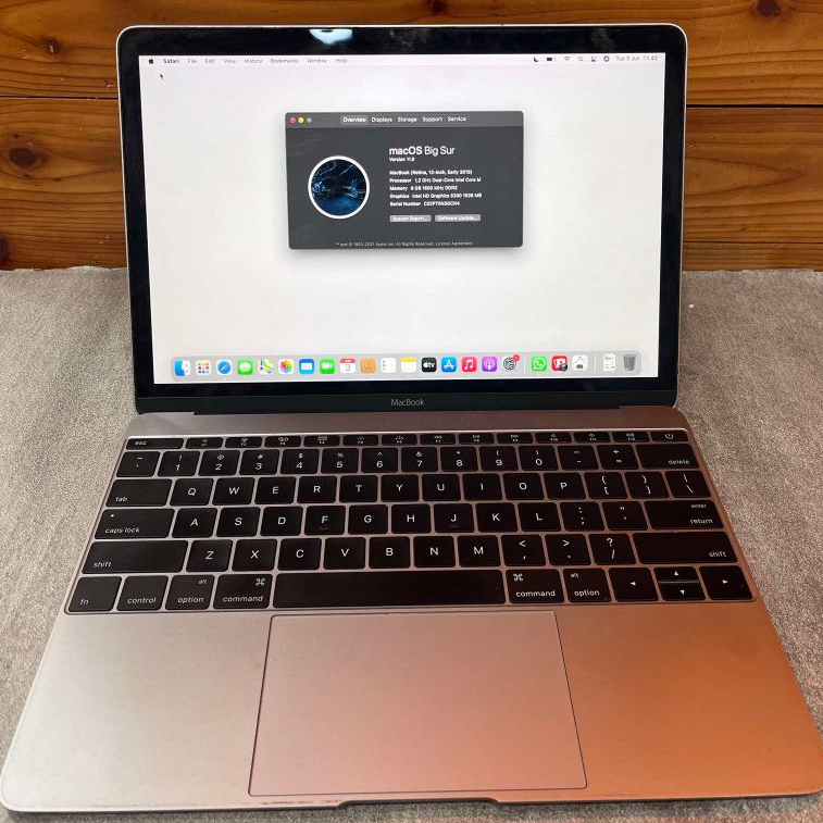 Macbook Retina 2015 512GB 12 Inch Second Original Garansi Inter