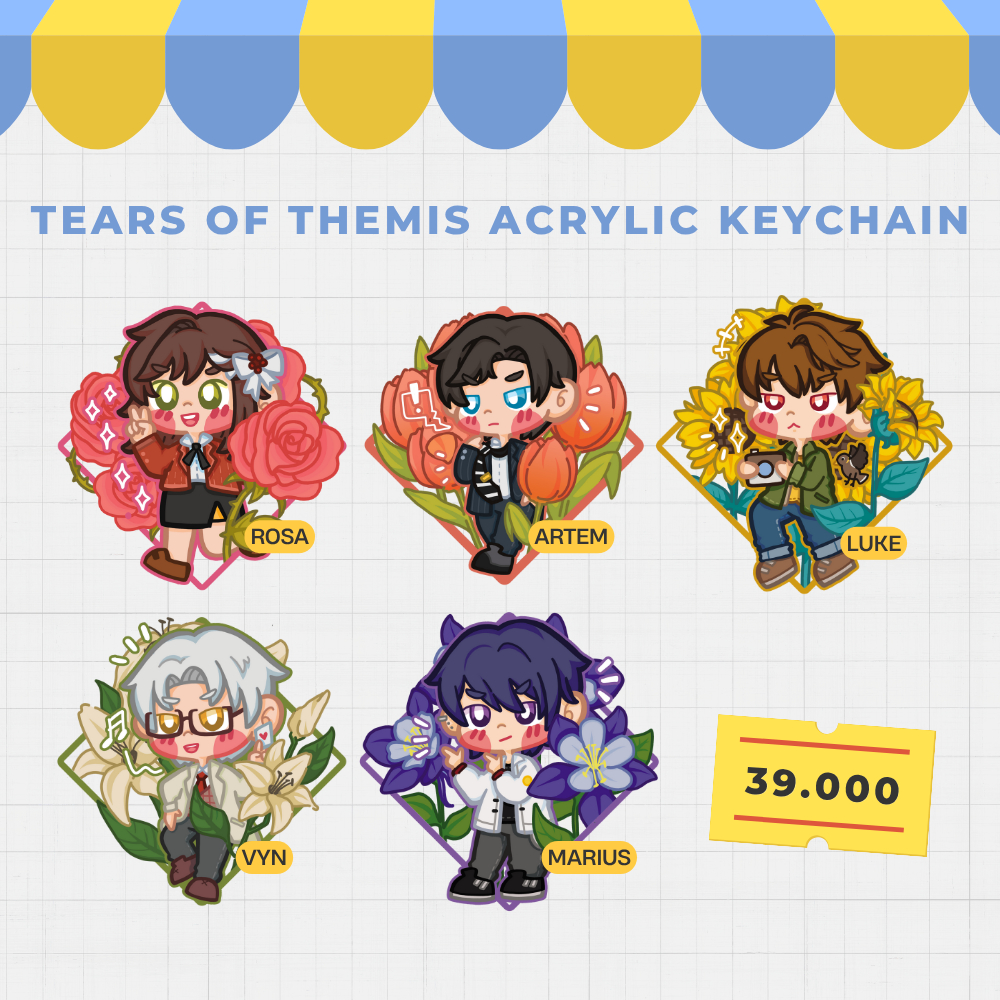 [READY STOCK] Tears of Themis - Acrylic Keychain