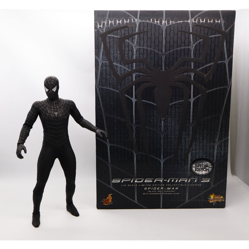 Hot Toys Black Spiderman 1/6 Scale Spiderman 3 The Movie