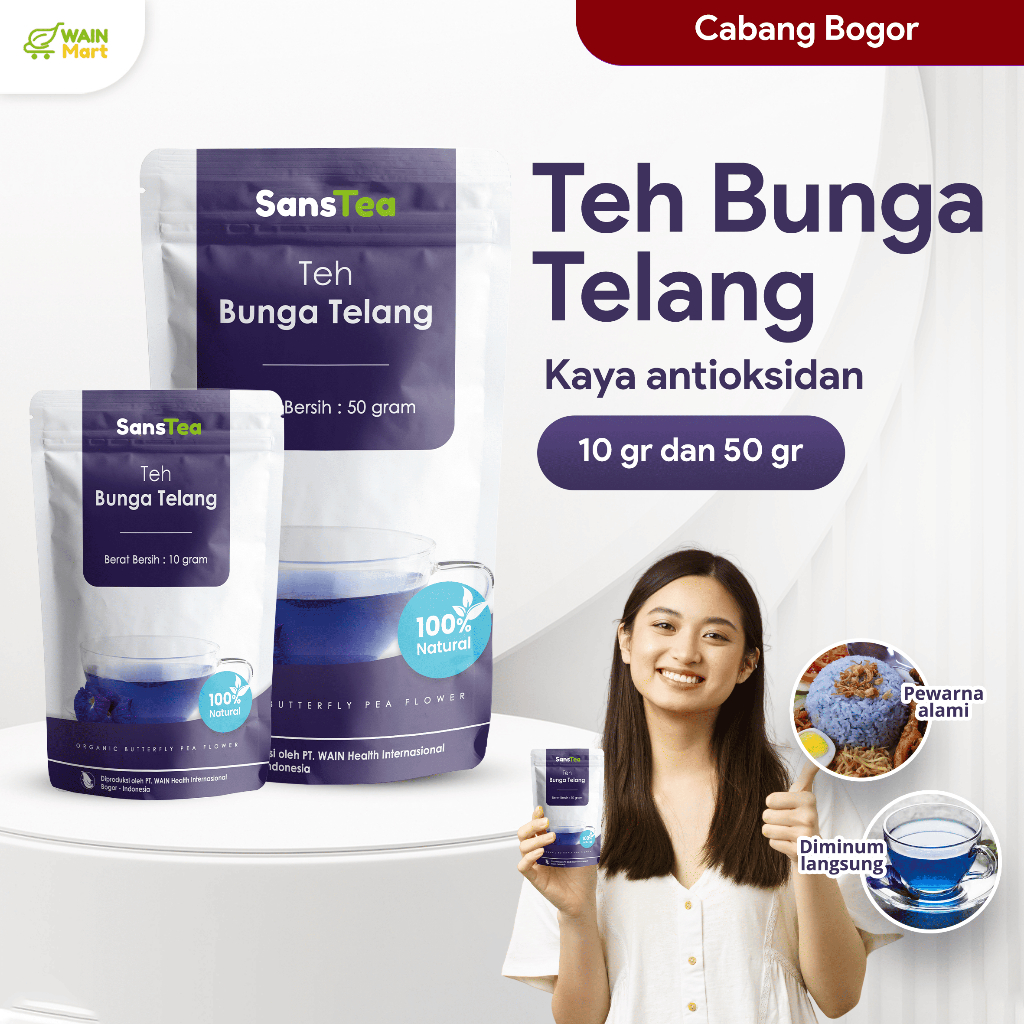 

Bunga Telang TUMPUK PREMIUM 50gram Bunga Telang Tumpuk Pewarna Alami Herbal Organik dan Sehat