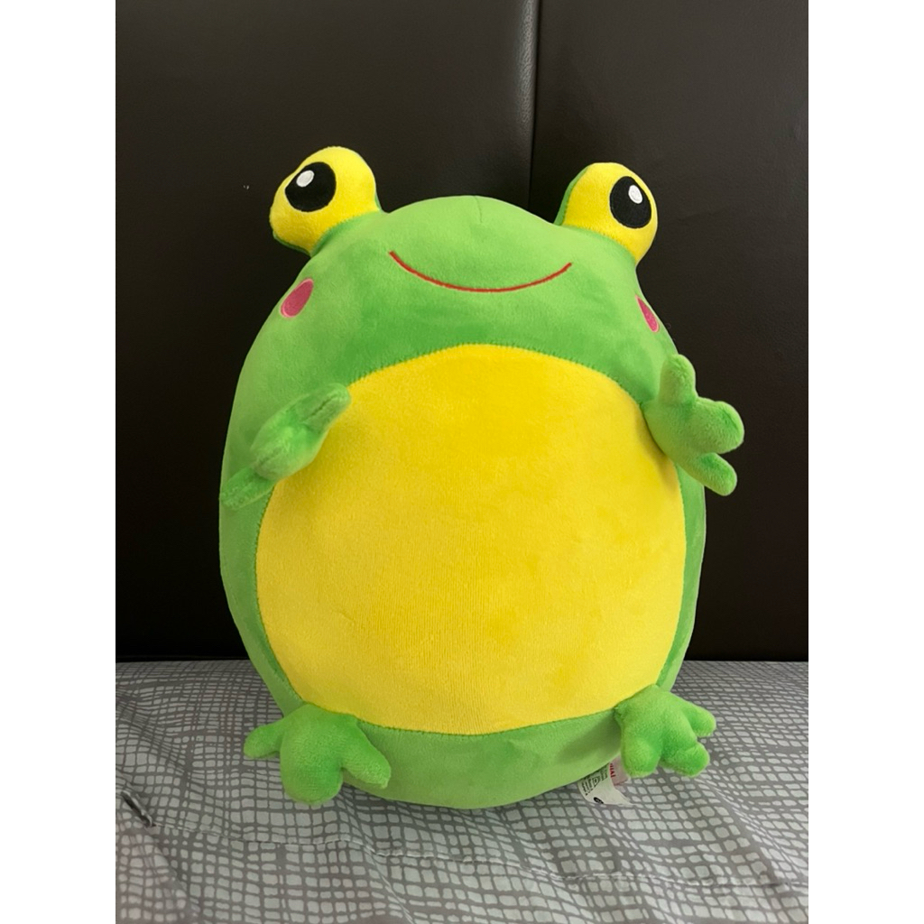 boneka kodok ori Miniso