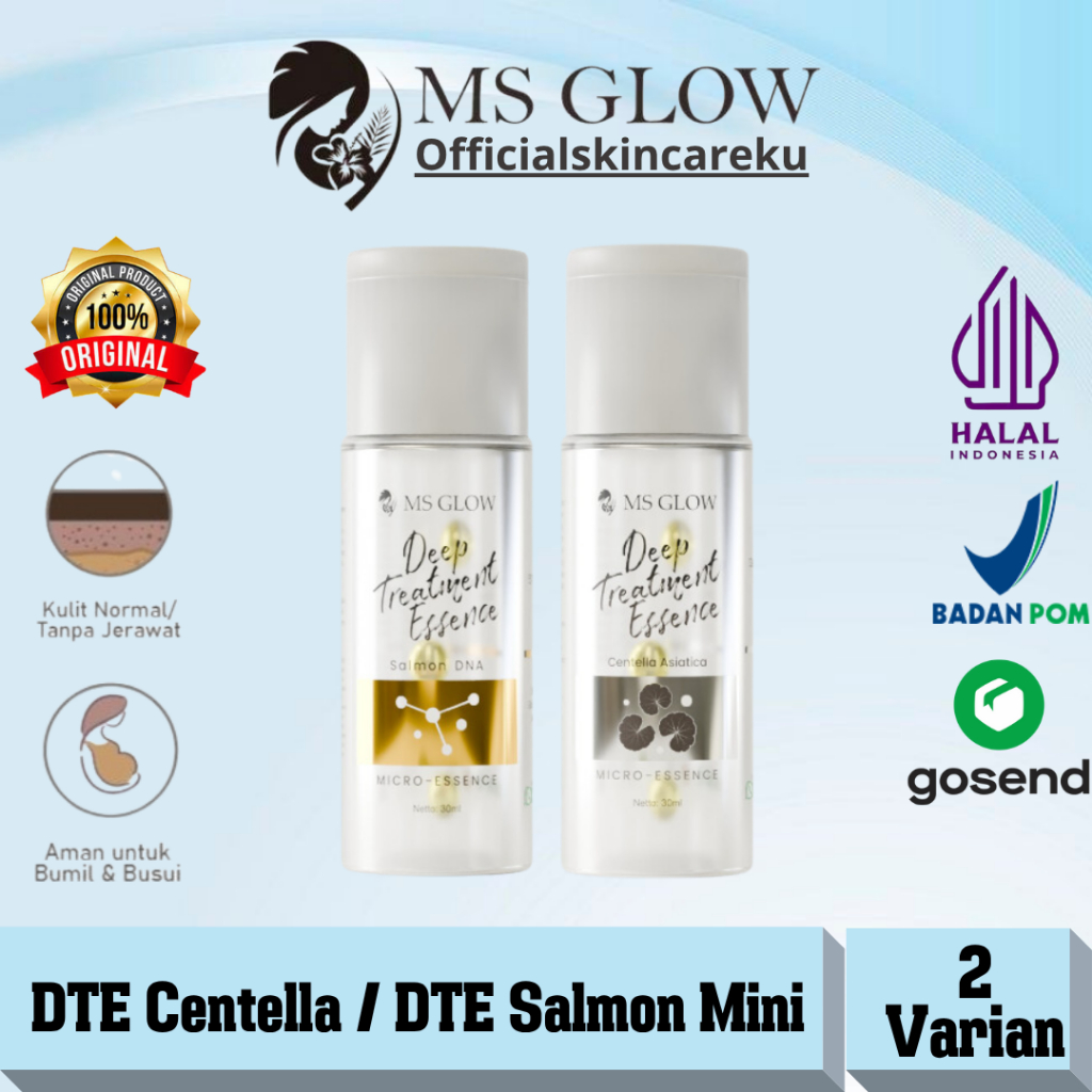 Dte Mini Ms Glow Essence Centella Ms Glow Dte Mini Salmon Ms Glow Official Store