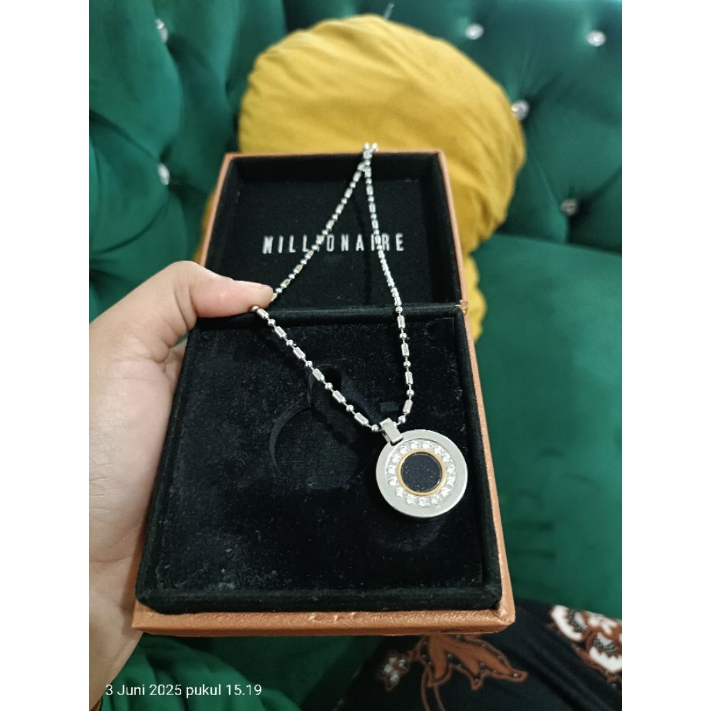 Kalung Mignith Silver PL ORI Mci Mulus