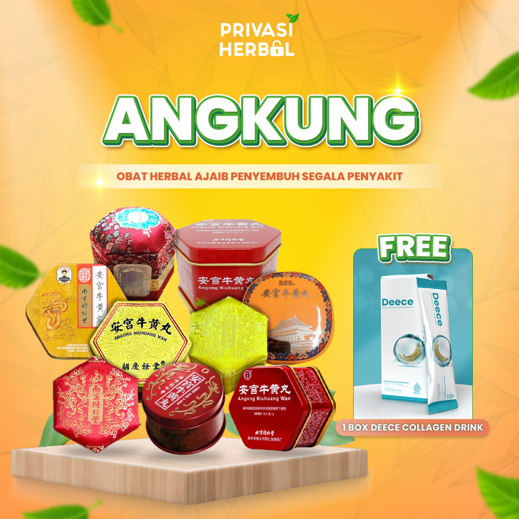 Angong Niuhuang Wan Original Angkung Obat Stroke Original