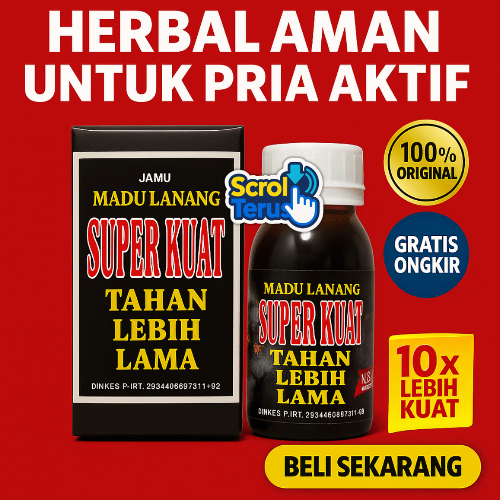 

Jamu Madu Hitam Lanang Super Kuat Tahan Lebih Lama Madu Penambah Stamina Suami Istri