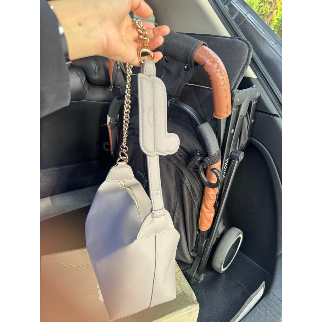 Preloved Poland bag local.id warna grey