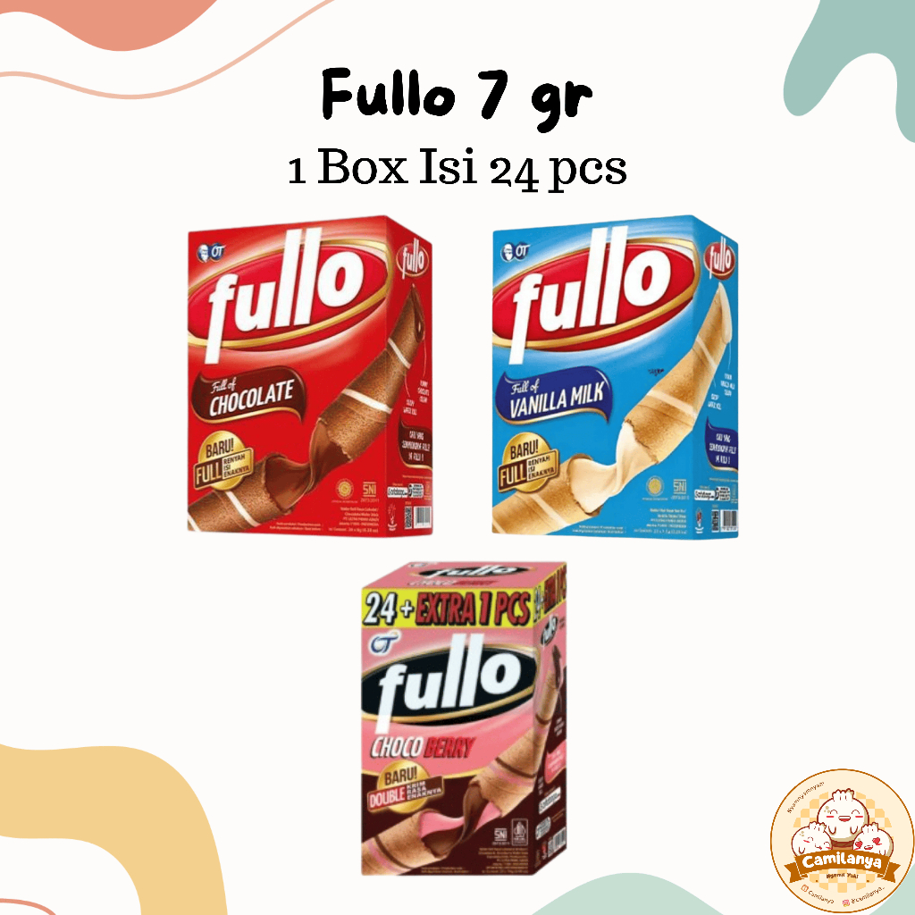 

Fullo Wafer Stick Roll 7 gr 1 Box Isi 24 pcs