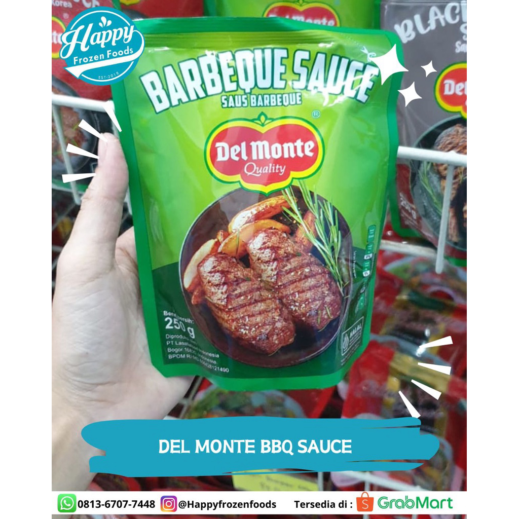 

DEL MONTE BBQ SAUCE 250g | HAPPY FROZEN FOODS PALEMBANG