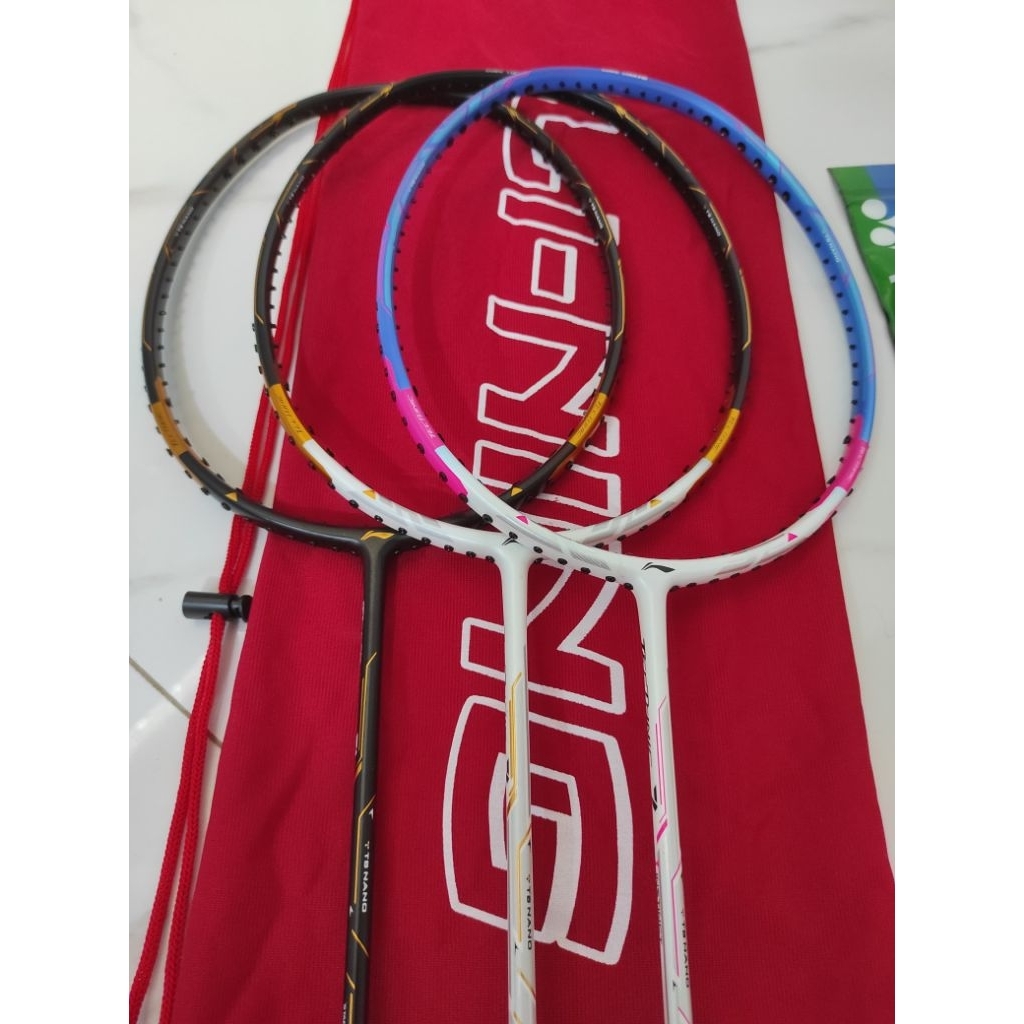 Siap Pakai Raket Badminton Lining Tectonic 7 instinct combat drive + Tas + Grip