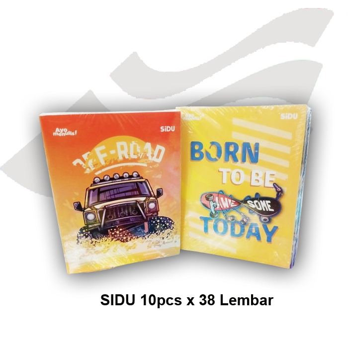

Buku Tulis SIDU 38 Lembar x 10pcs SKU 03659411