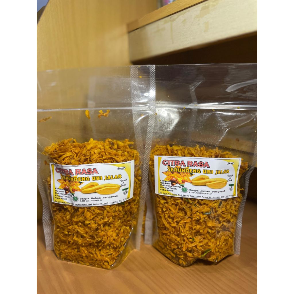 

kerupuk serundeng ubi jalar. asli dari minang kabau