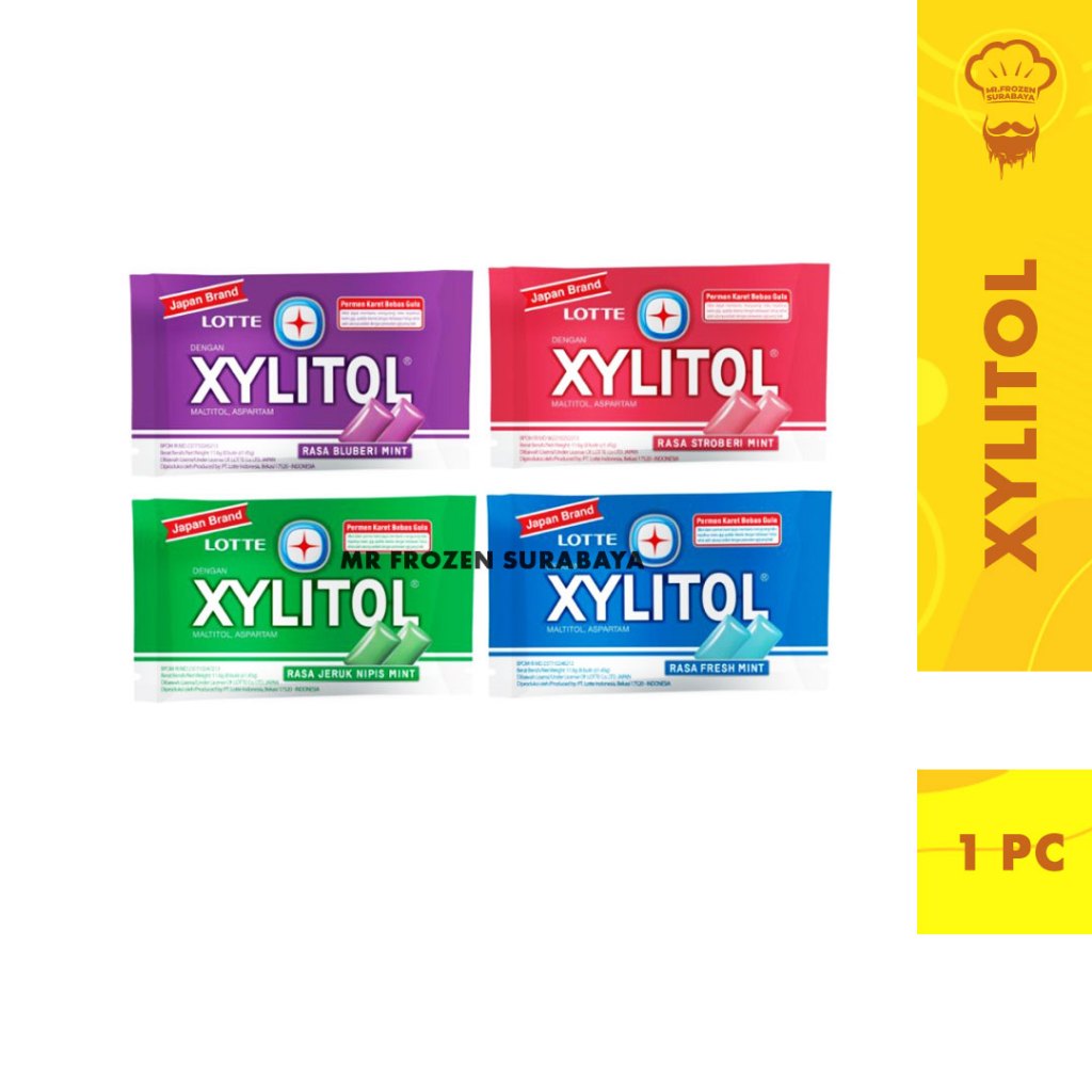 

Lotte Xylitol Permen Karet Bluberi / Fresh / Jeruk Nipis Mint