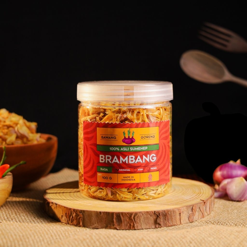 

Brambang Bawang Goreng Sumenep Asli Original Tanpa Campuran Tepung Premium Super Kriuk Renyah Kemasan Toples Halal 150gr