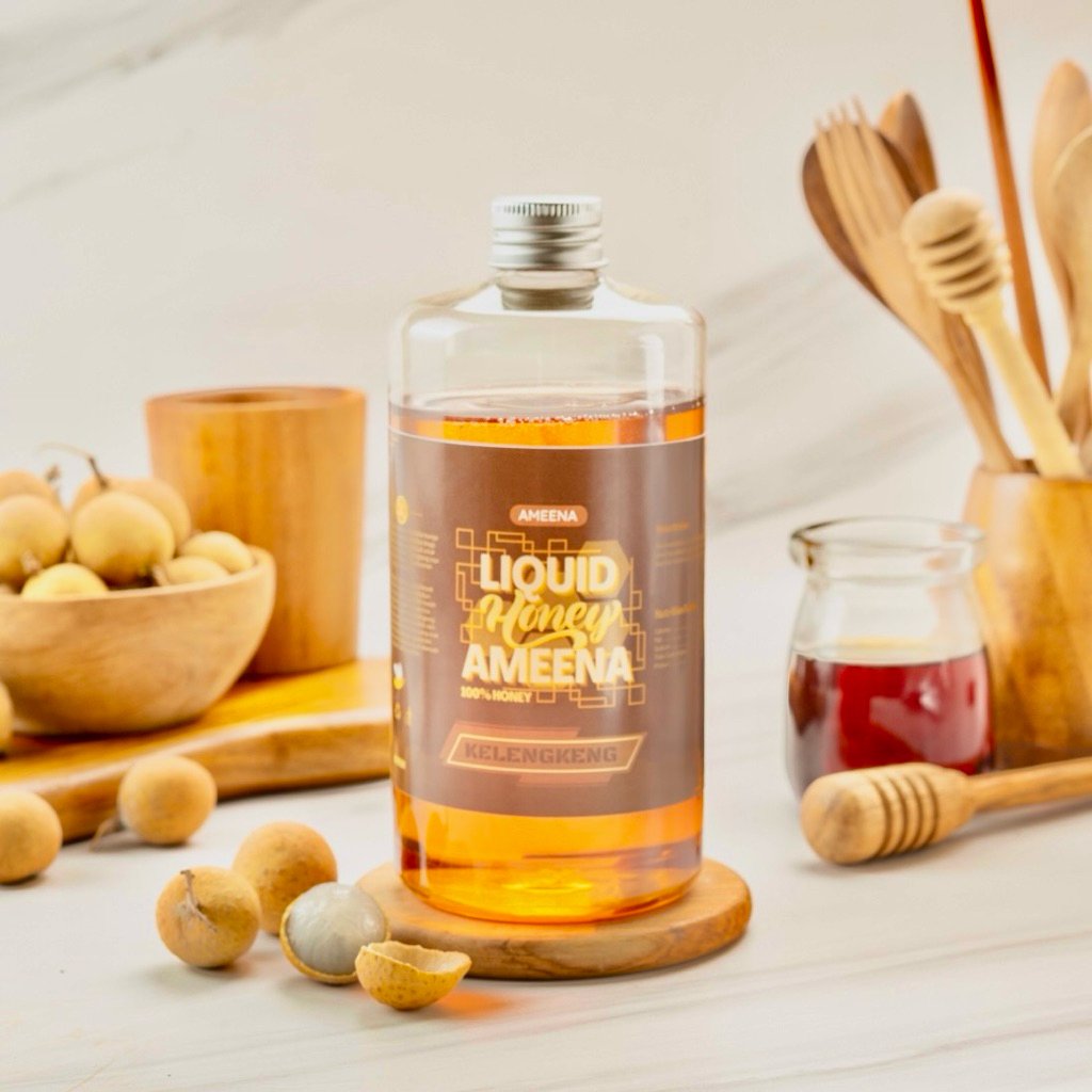 

Madu Kelengkeng Natural Honey 500ml (600gr) - Ameena Premium Quality