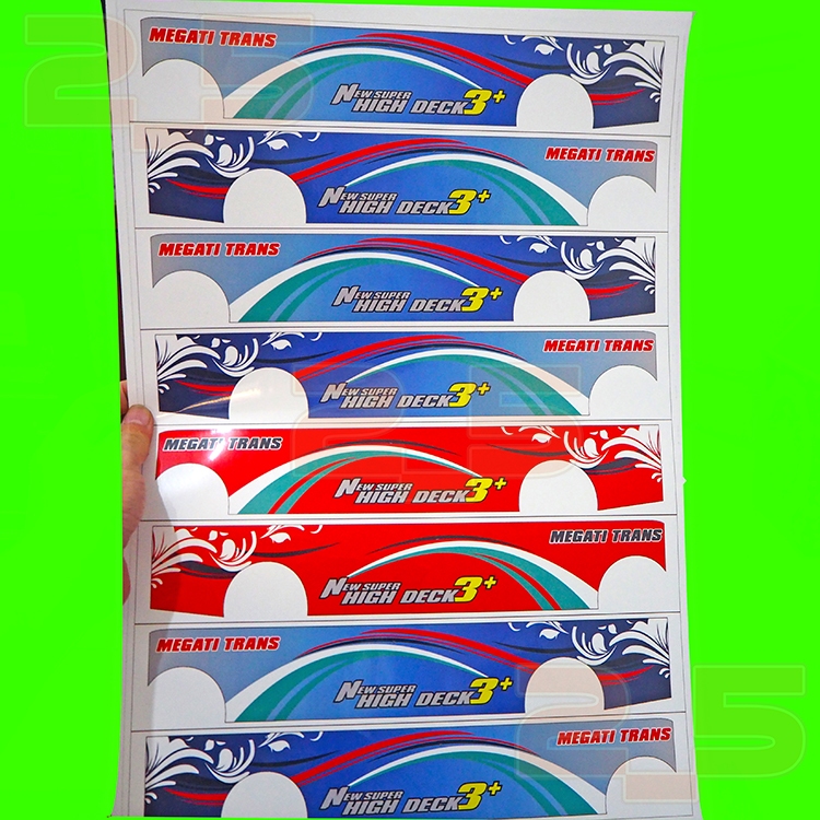 

STIKER VINYL LAMINASI LIVERY BODY BUS BASURI ISI ISI 1 PASANG