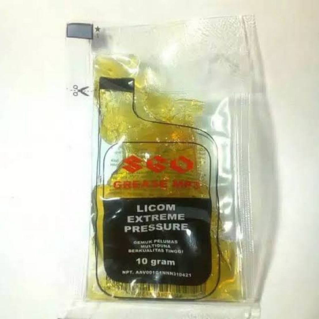 Gemuk Stempet CVT Roller Suzuki Ori SGO Grease MP3 Licom Extreme Pressure 10 Gram Sachet