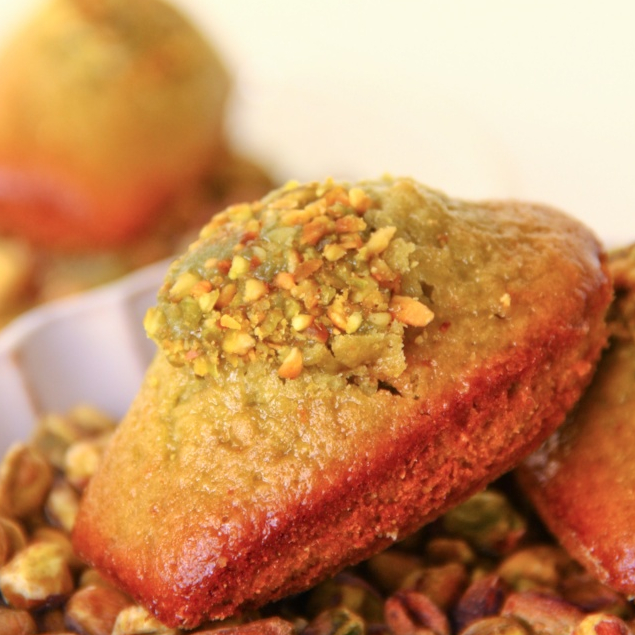 

Pistachio Madeleines - Box of 3