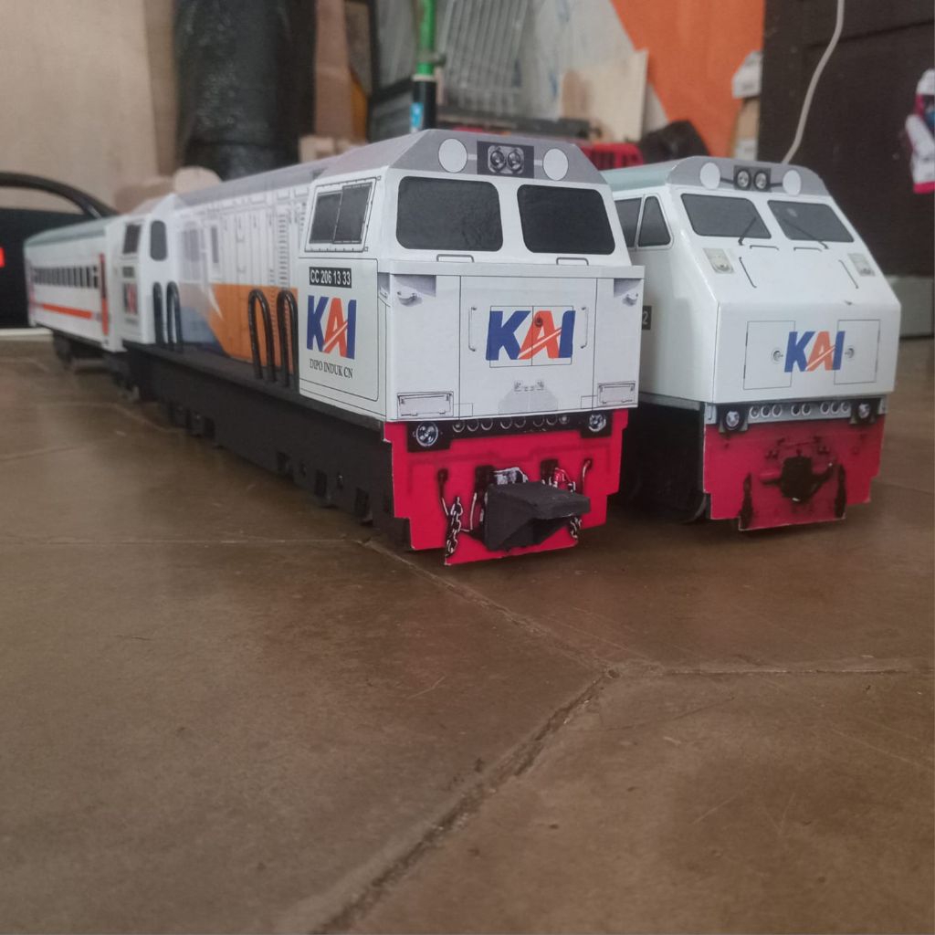 Kereta Api Mainan cc206 plus gerbong