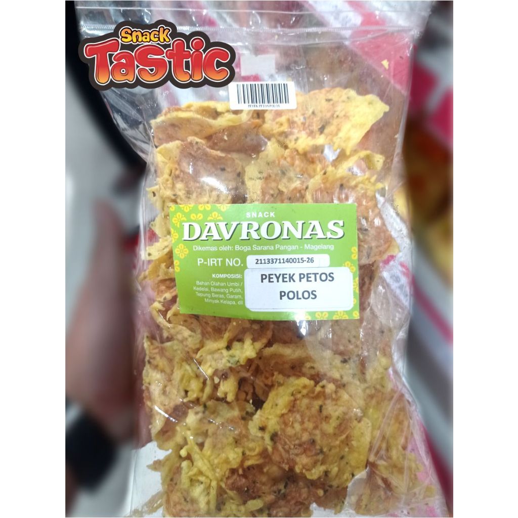 

PEYEK PETOS / PETHO POLOS DAVRONAS camilan dan oleh-oleh khas Magelang, Jogja, purworejo, wonosobo