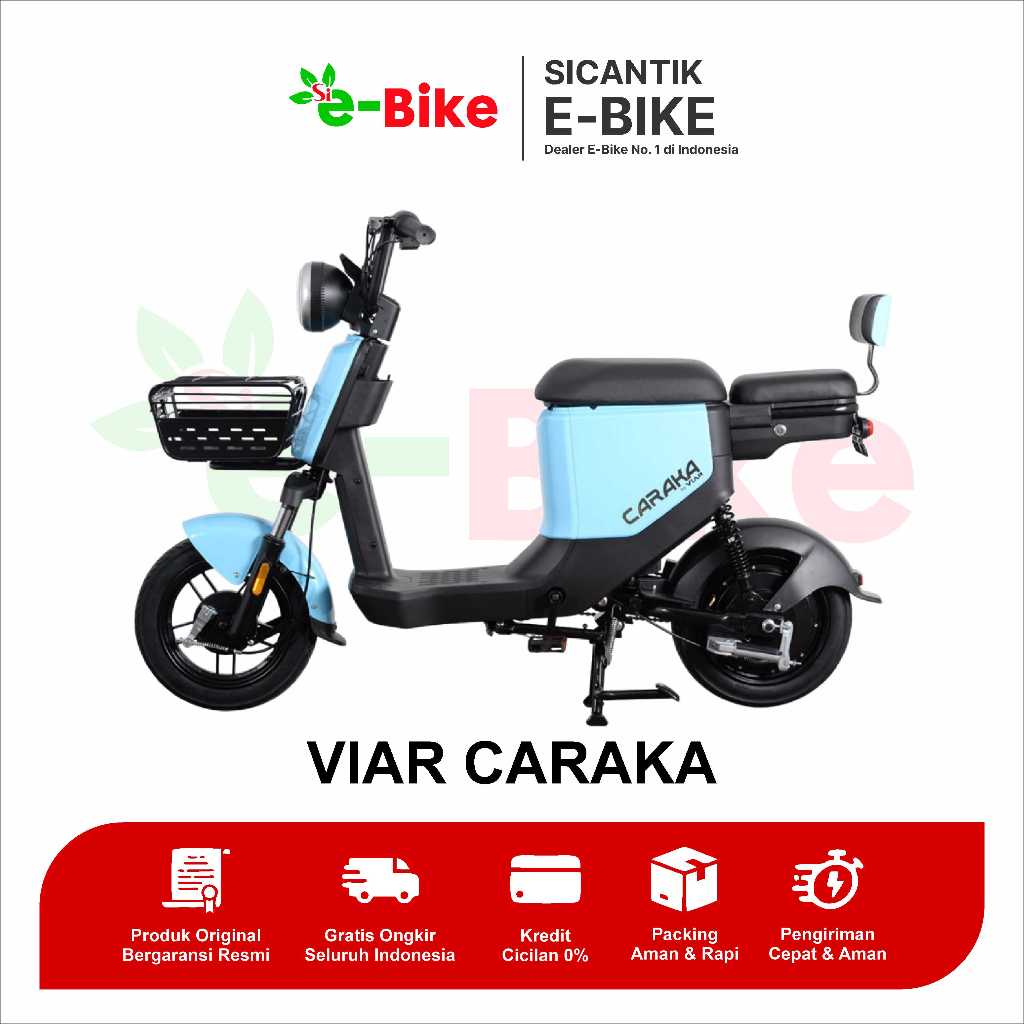 SEPEDA LISTRIK VIAR CARAKA BY SICANTIK CELLULAR