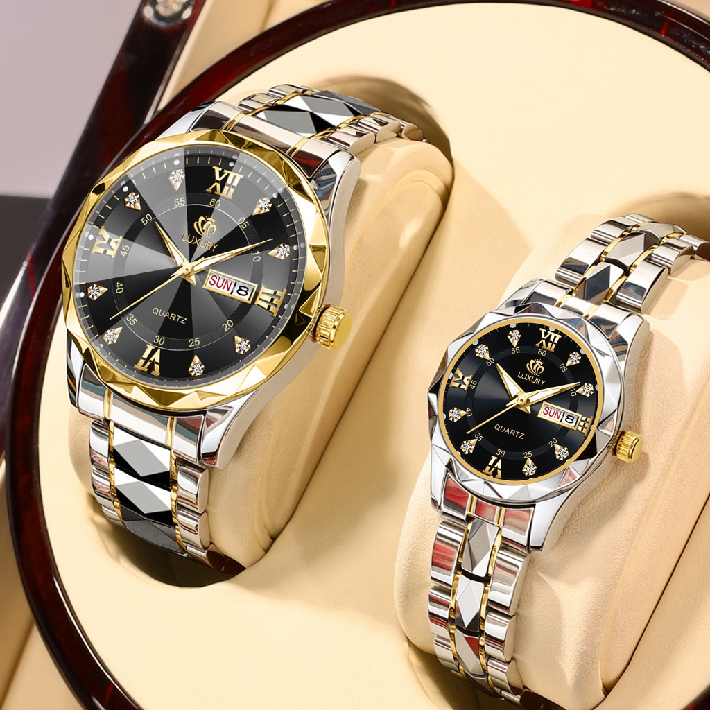 Jam Tangan Couple Waterproof Kekinian Terbaru Simple Keren Termurah Polos Trendy Stylish Cowok Porta