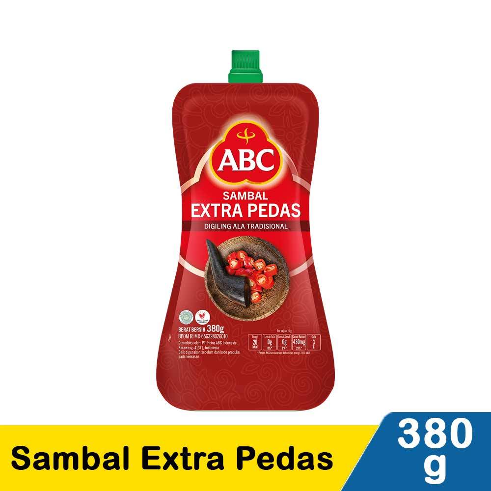 

abc sambal extra pedas 380g