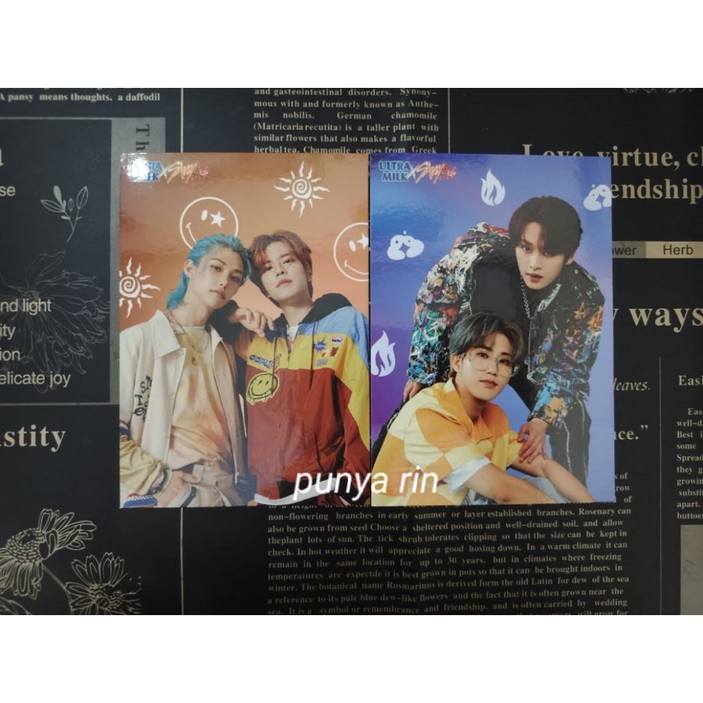 Postcard CGV Ultramilk Minsung Seunglix Lee Know Han Seungmin Felix