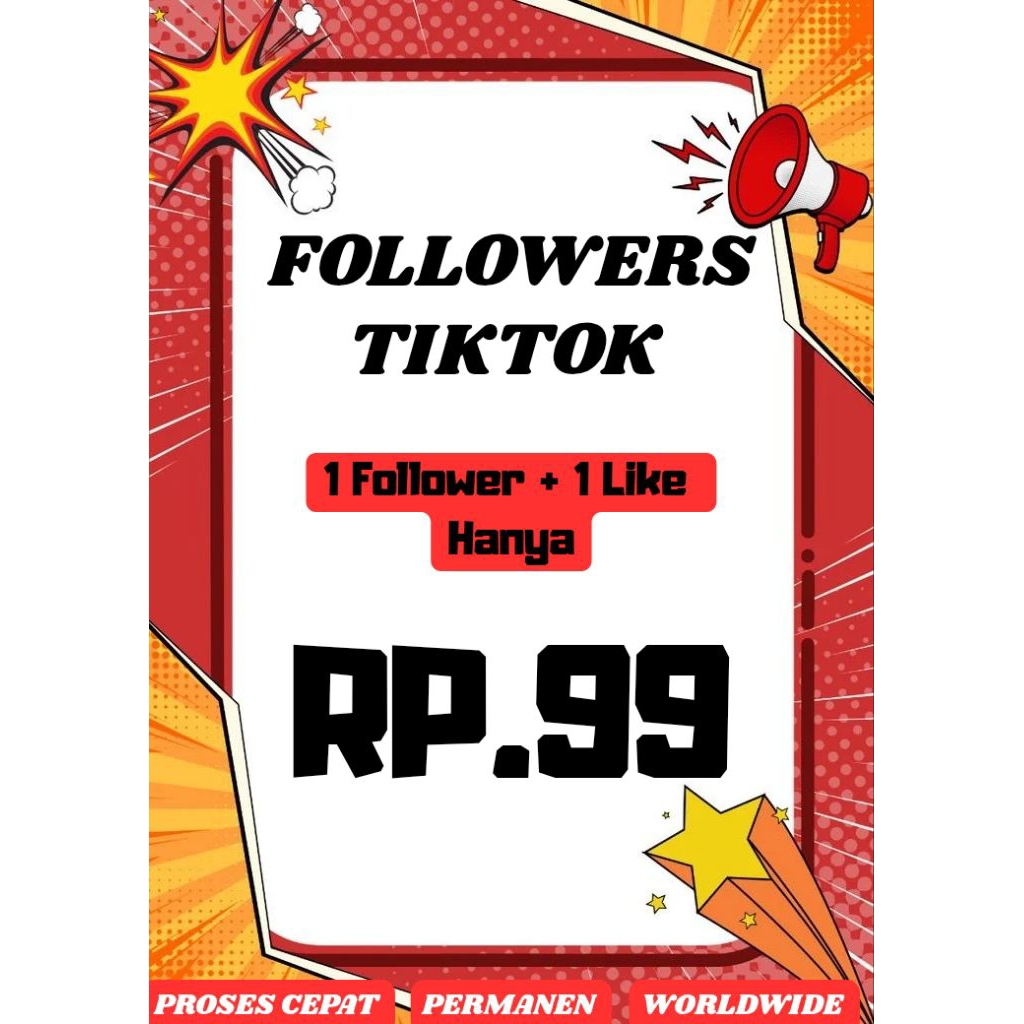 FOLLOWERS TIKTOK TERMURAH DI SHOPEE